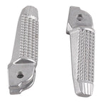 Set of 2 Front Foot Pegs for BMW K1200R (2004–2008) - Silver