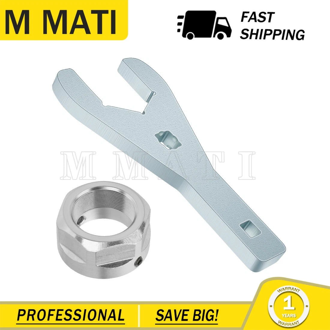 Axle Nut Wrench Tool & Lock for Yamaha Raptor 125 250 350 (2001–2023)