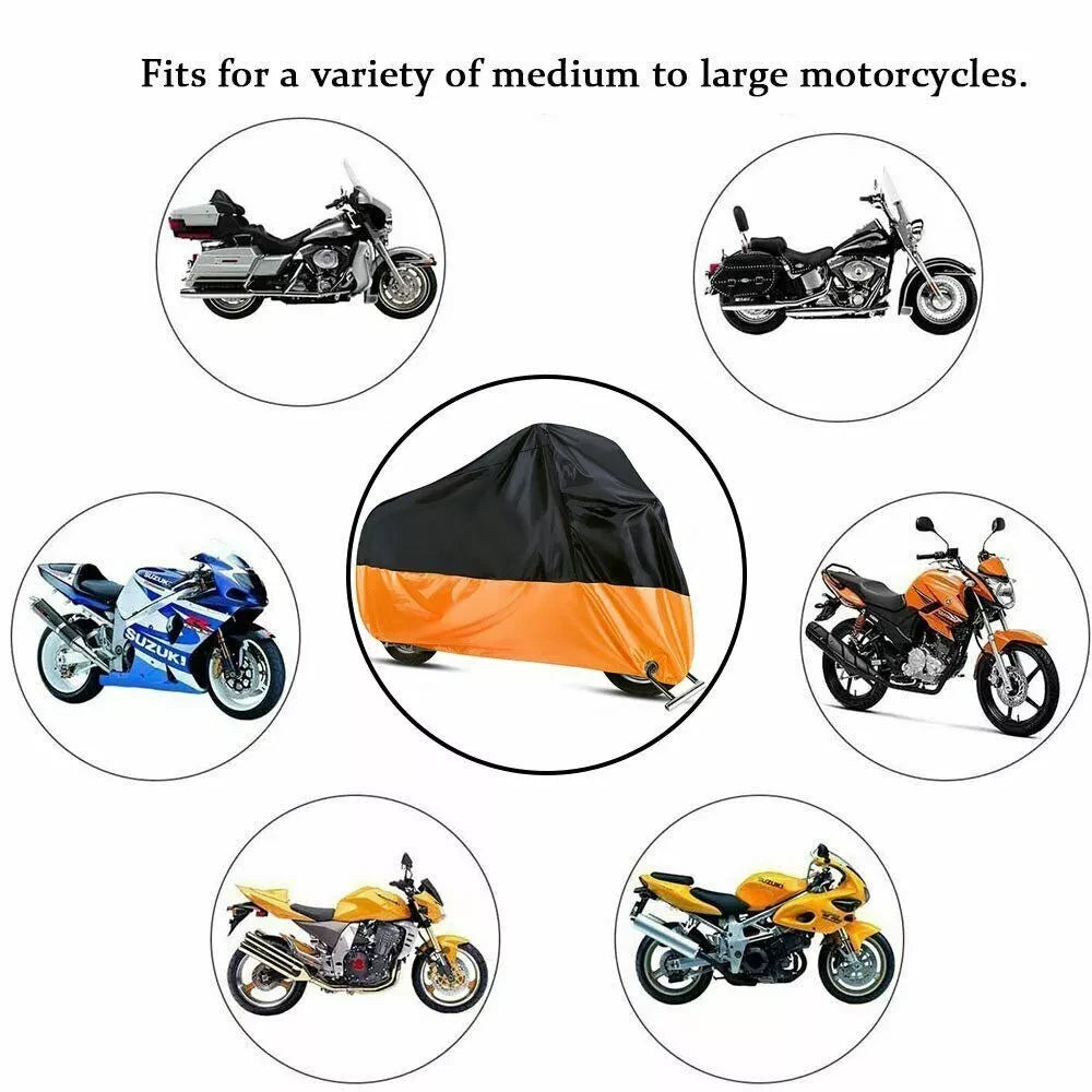 4XL Waterproof Motorcycle Bike Cover for Outdoor Protection (Universal)