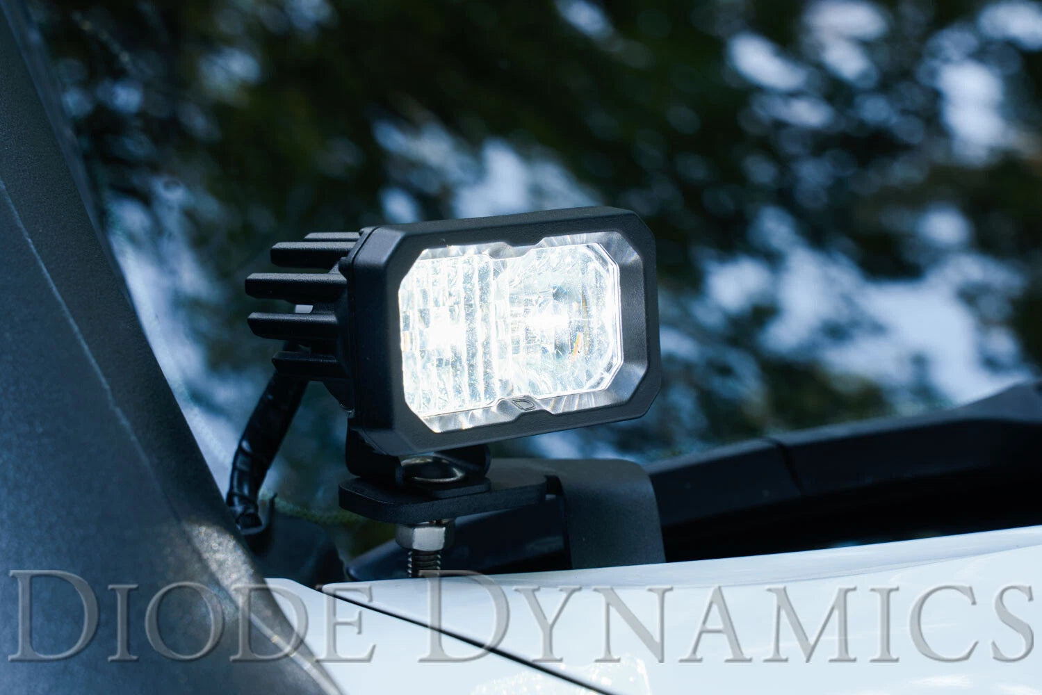 2 Inch LED Pod Light Pro White Combo Amber Backlight for Universal (—)