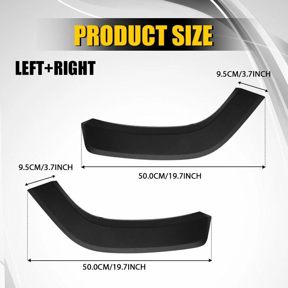 Set of 2 Rear Door Flare Trim Molding for Toyota RAV4 (2019–2024)