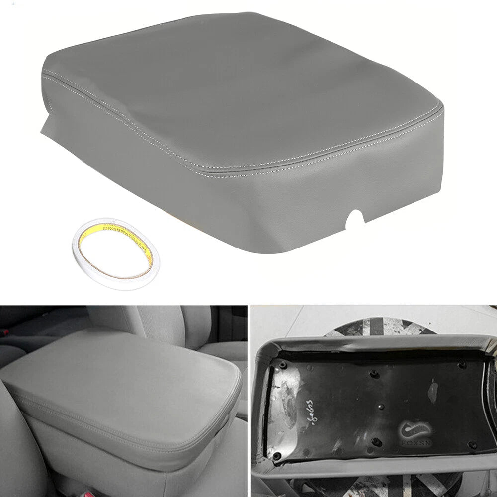 Leather Armrest Console Lid Cover for Dodge Ram (2002–2008)