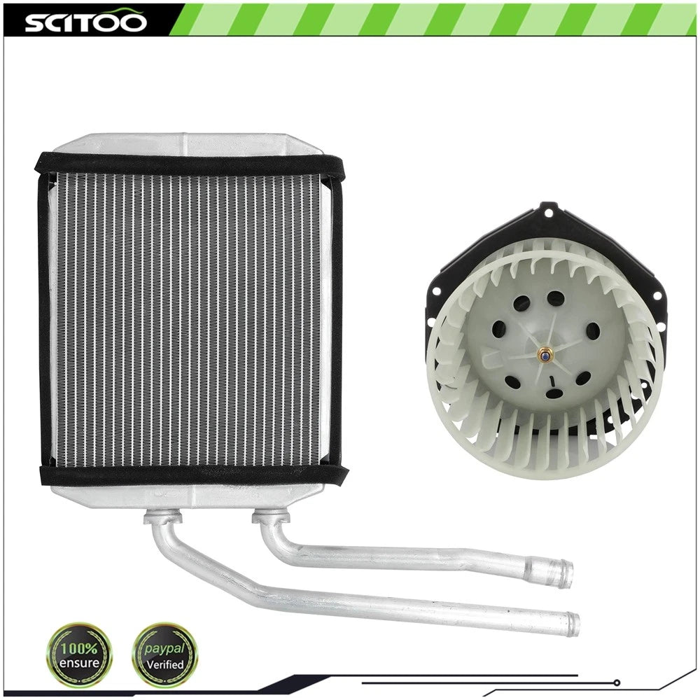A/C Heater Blower Motor and Heater Core for Chevrolet C2500 C3500 (1988–1991)