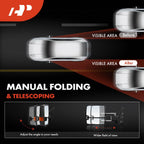 Driver Manual Mirror for Ford F-150 (2004-2014)
