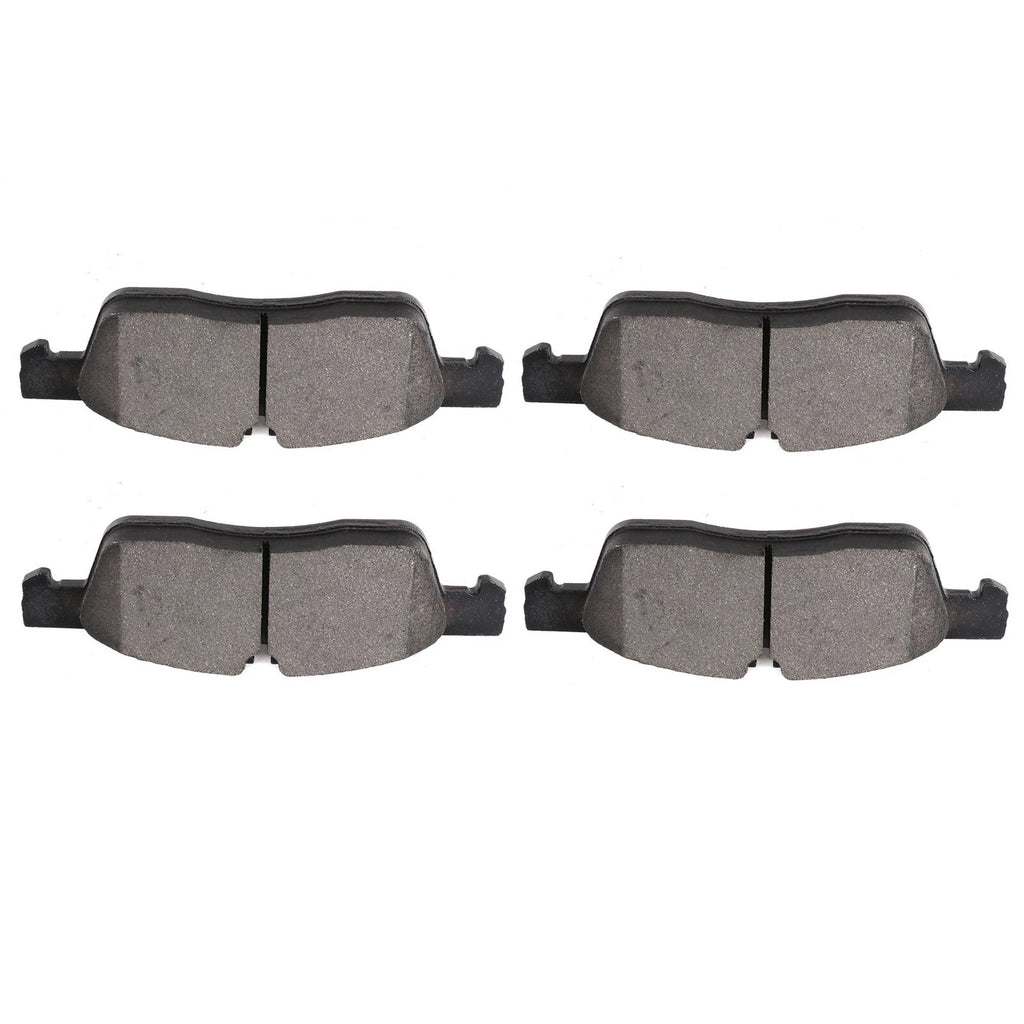 Set of 2 Ceramic Brake Rotors and Pads for Jeep Grand Cherokee (2011–2018)