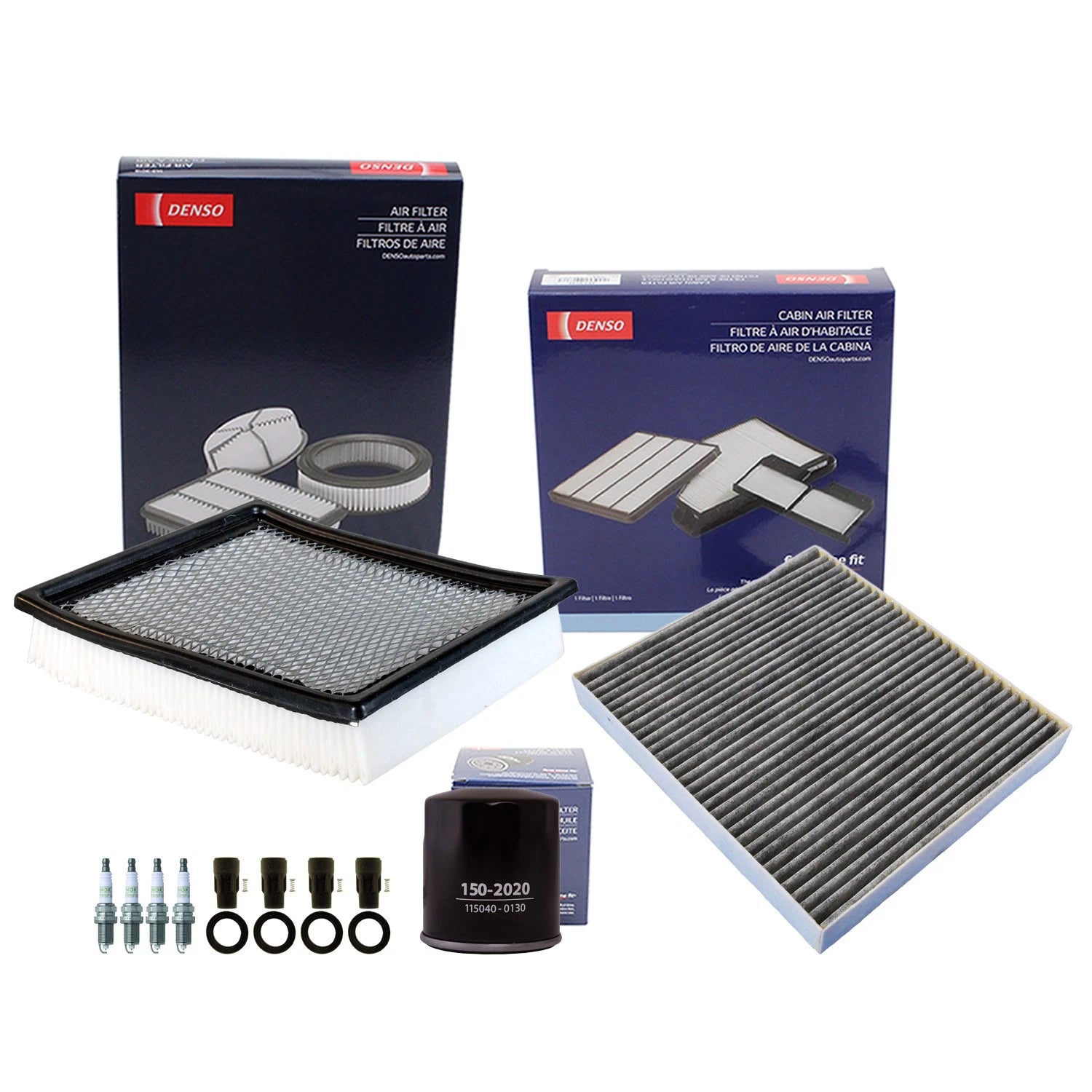 Tune Up Kit with 4 Spark Plugs and Boots for Dodge Journey (2009–2019)