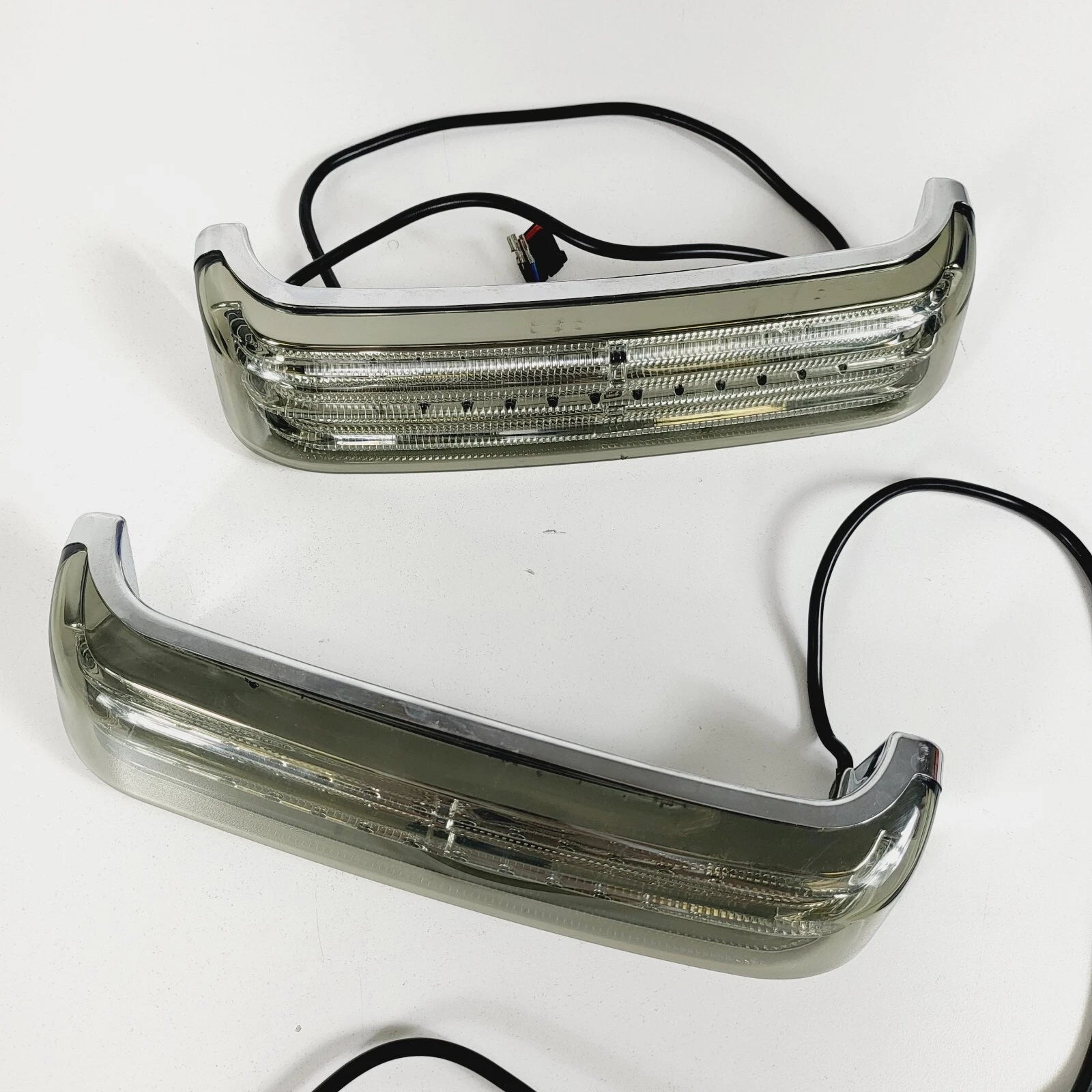 Custom Dynamics Chrome LED Smoke Lens Saddlebag Lights for Harley Touring (2014–2023)