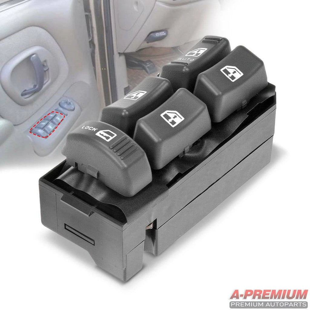 Power Window Switch for Chevy GMC C1500 K2500 Yukon Tahoe (1995-2000)