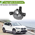 1 Pc Right Fog Light Grill for BMW X1 (2012–2015) No. 63176924656 Clear