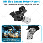 RH Engine Motor Mount for Mitsubishi Mirage/G4 (2014–2018) 1093A146