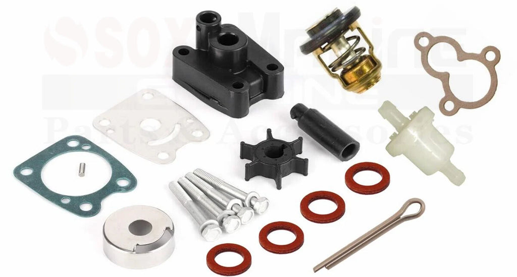 Outboard Maintenance Kit for Yamaha F4A (2003–2023) - Thermostat, Fuel Filter
