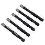 5X Hex Handle Vacuum Brazed Diamond Dry Drill Bits for Automotive Use
