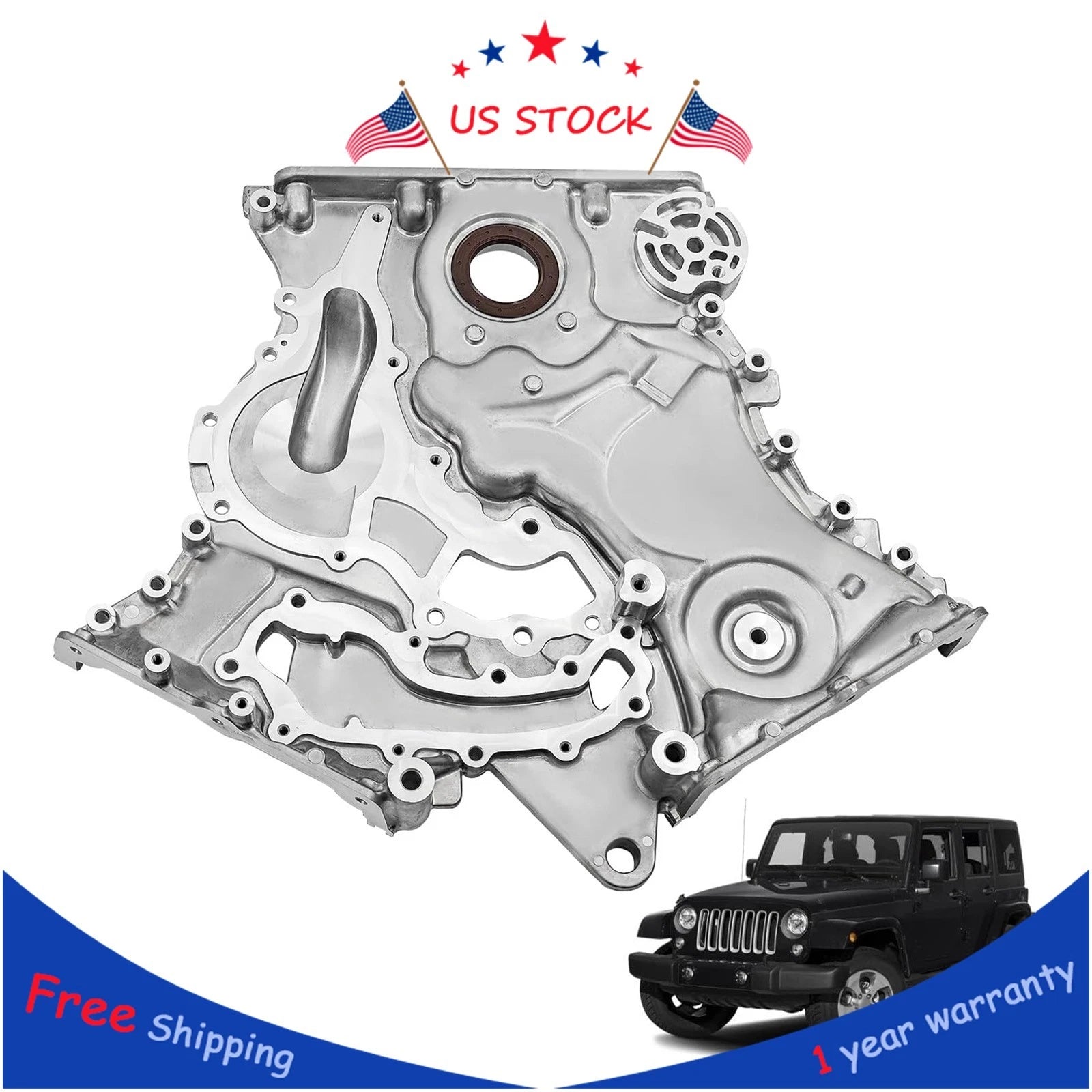 Timing Chain Cover for Jeep Wrangler (2012–2018)