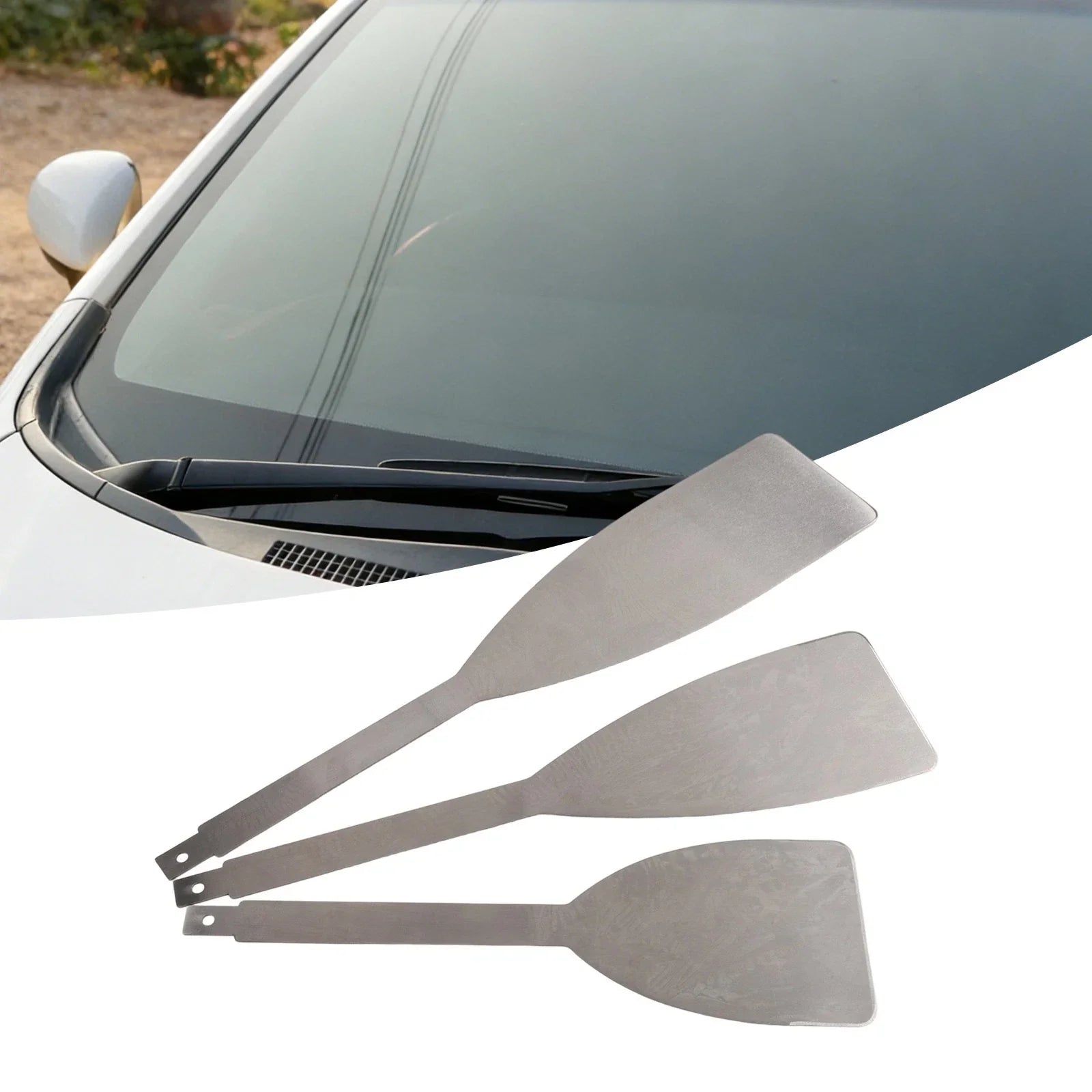 3 Pack Windshield Removal Blade Autoglass Tool Stainless Material 10/12/14 Inch