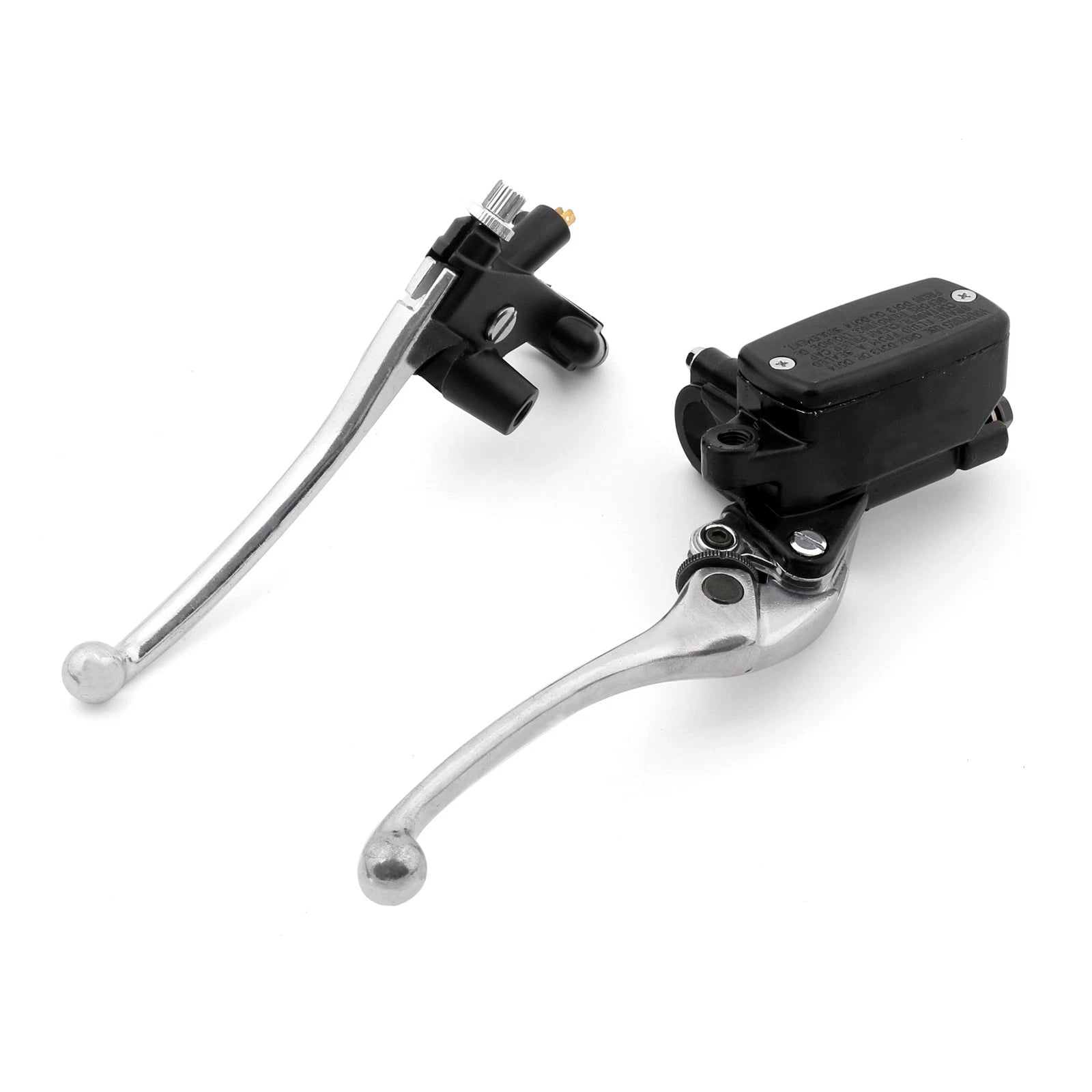 7/8" Chrome Hand Control Reservoir Brake Clutch Lever for Motorcycle (Fit All)