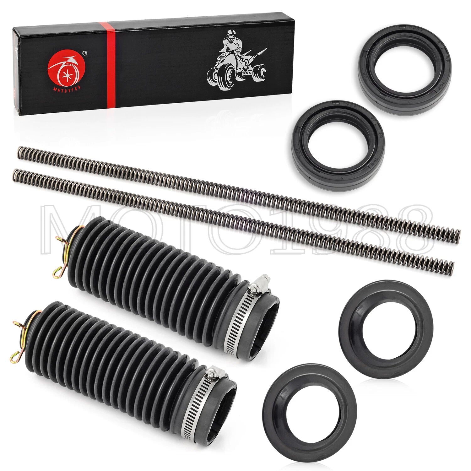 Front Fork & Springs Kit with Dust Seals for XR100 XR100R (1996–2003)