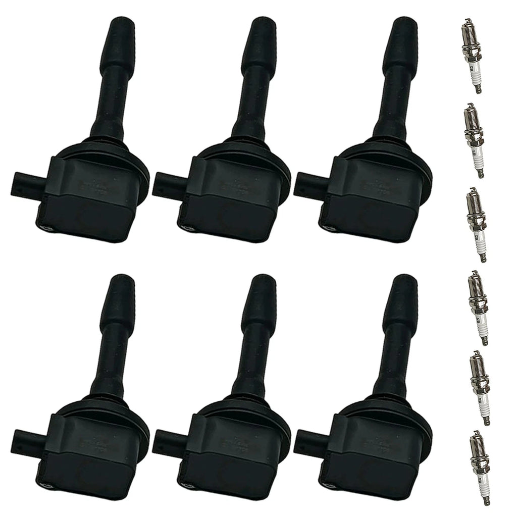 6X Ignition Coil & Iridium Spark Plug for Ford F150 (2018-2021)