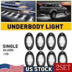 8X LED Rock Lights for Jeep (Offroad, UTV, ATV)