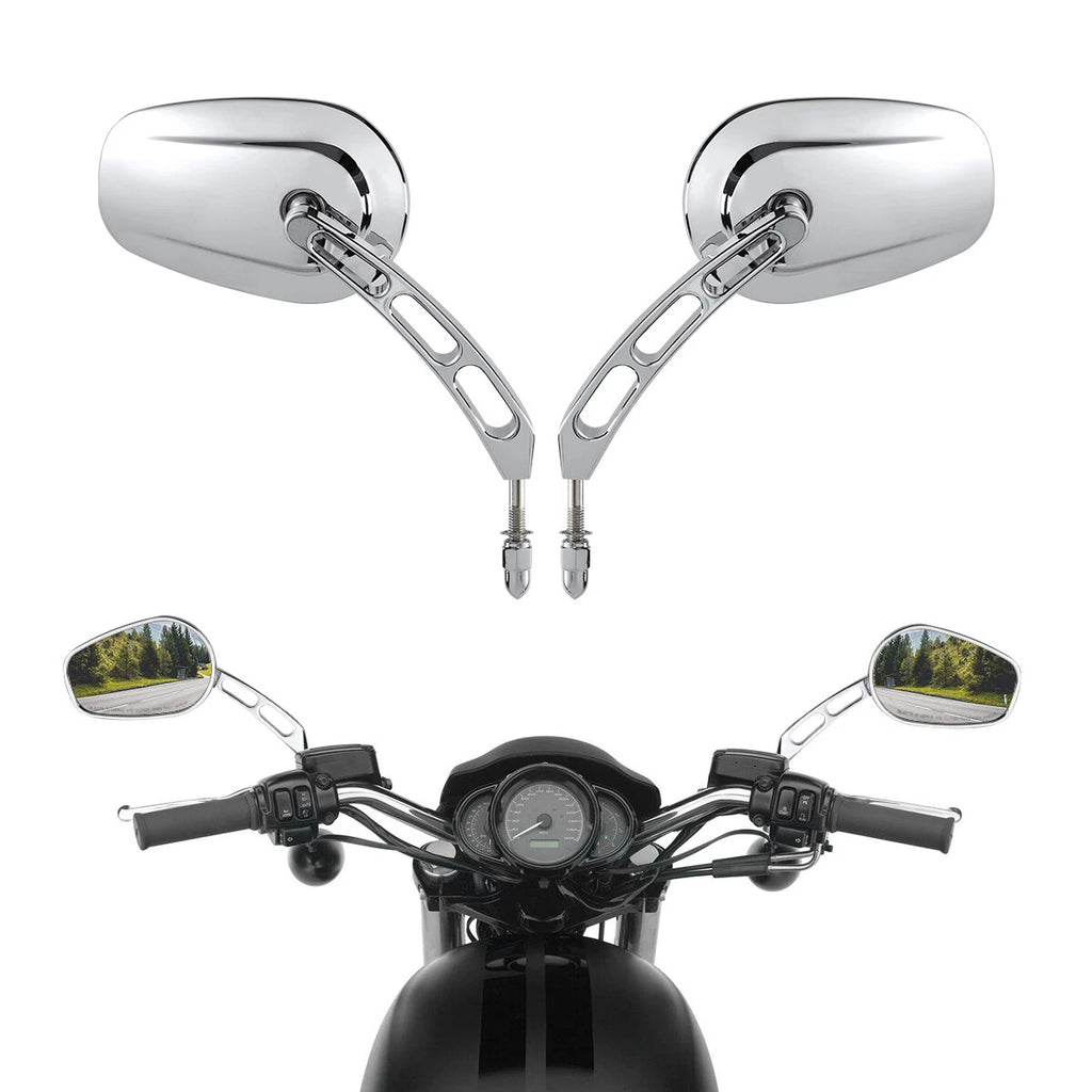 Rear View Mirrors for Harley Touring Road King Sportster XL Softail Dyna