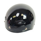 Bagger Half Helmet for LS2 (HH568, 568-3003) Solid Gloss Black, Size M