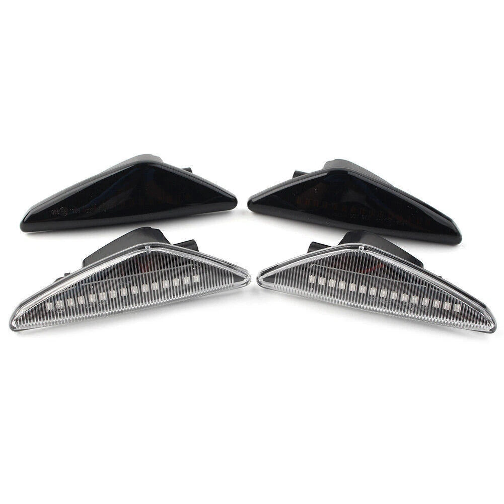 Pair Dynamic LED Side Marker Turn Signal Light for BMW X3 F25, X5 E70, X6 E71, E72