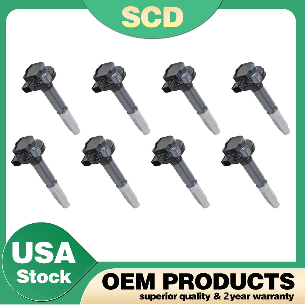8X Plastic Ignition Coil for Ford F-150, Mustang V8 5.0L (2011–2015) UF622
