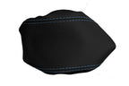 Console Lid Pull Over Cover for Toyota Supra (1986–1992) Blue Stitch