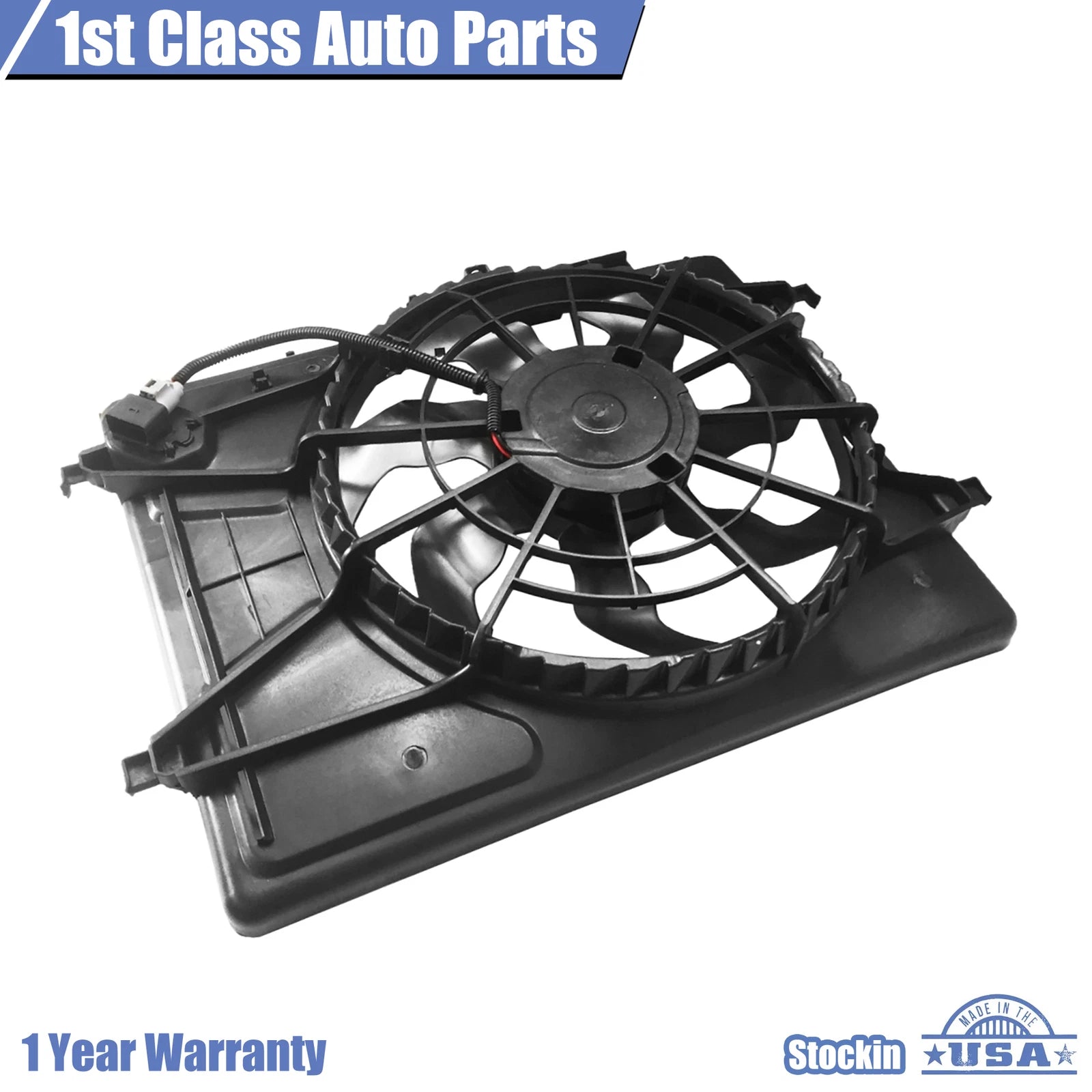 Front Radiator Cooling Fan Assembly for Hyundai Elantra (2007-2010)