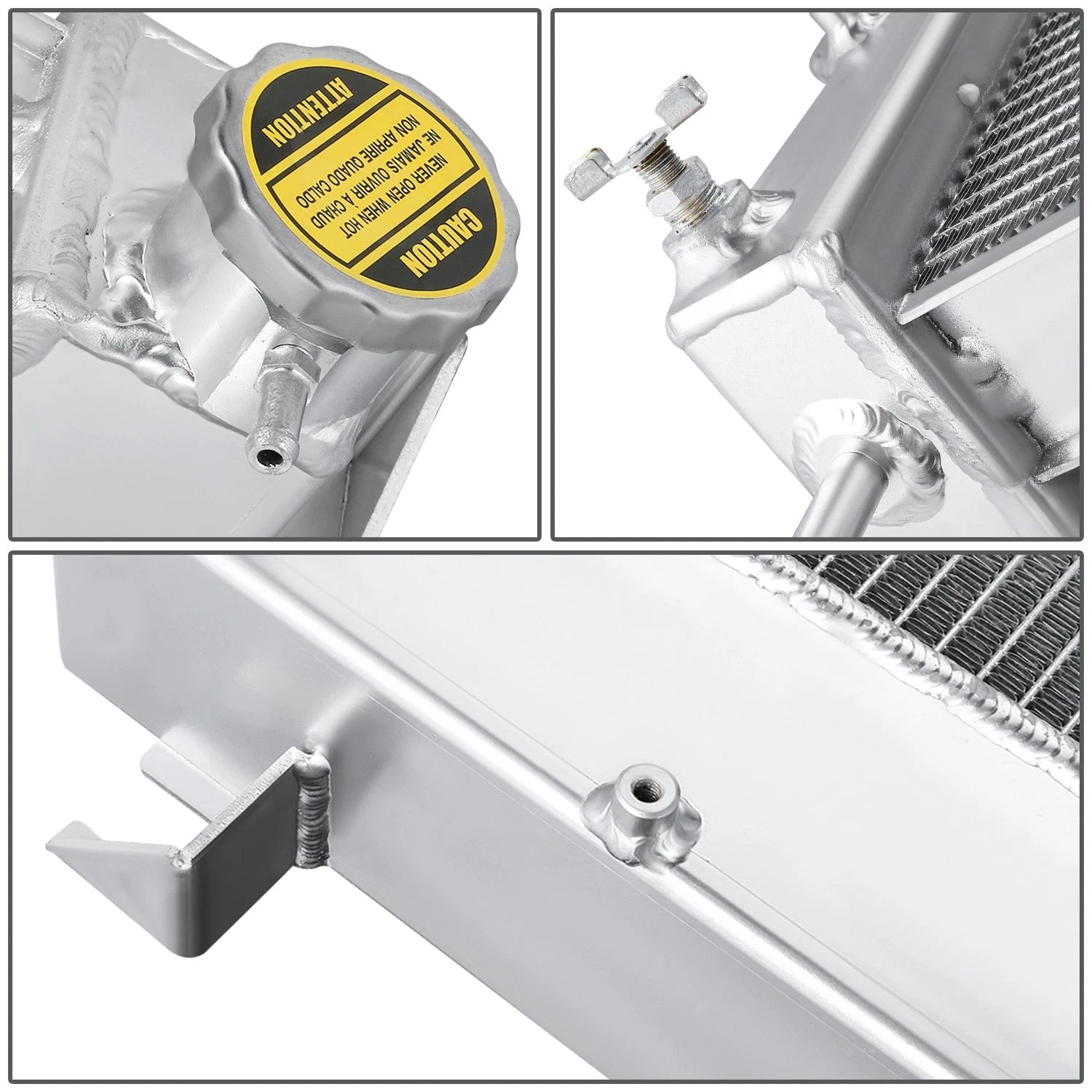 Full Aluminum Racing Radiator 4 Core for Ram 2500 3500 1994–2002