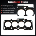 Head Gasket Set for Audi A4 Quattro, Volkswagen Golf, Passat (1997–2006)