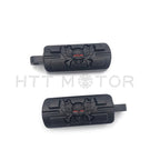 Black Pirate Zombie Footpegs for Harley Davidson Touring Softail Dyna (2010–2023)