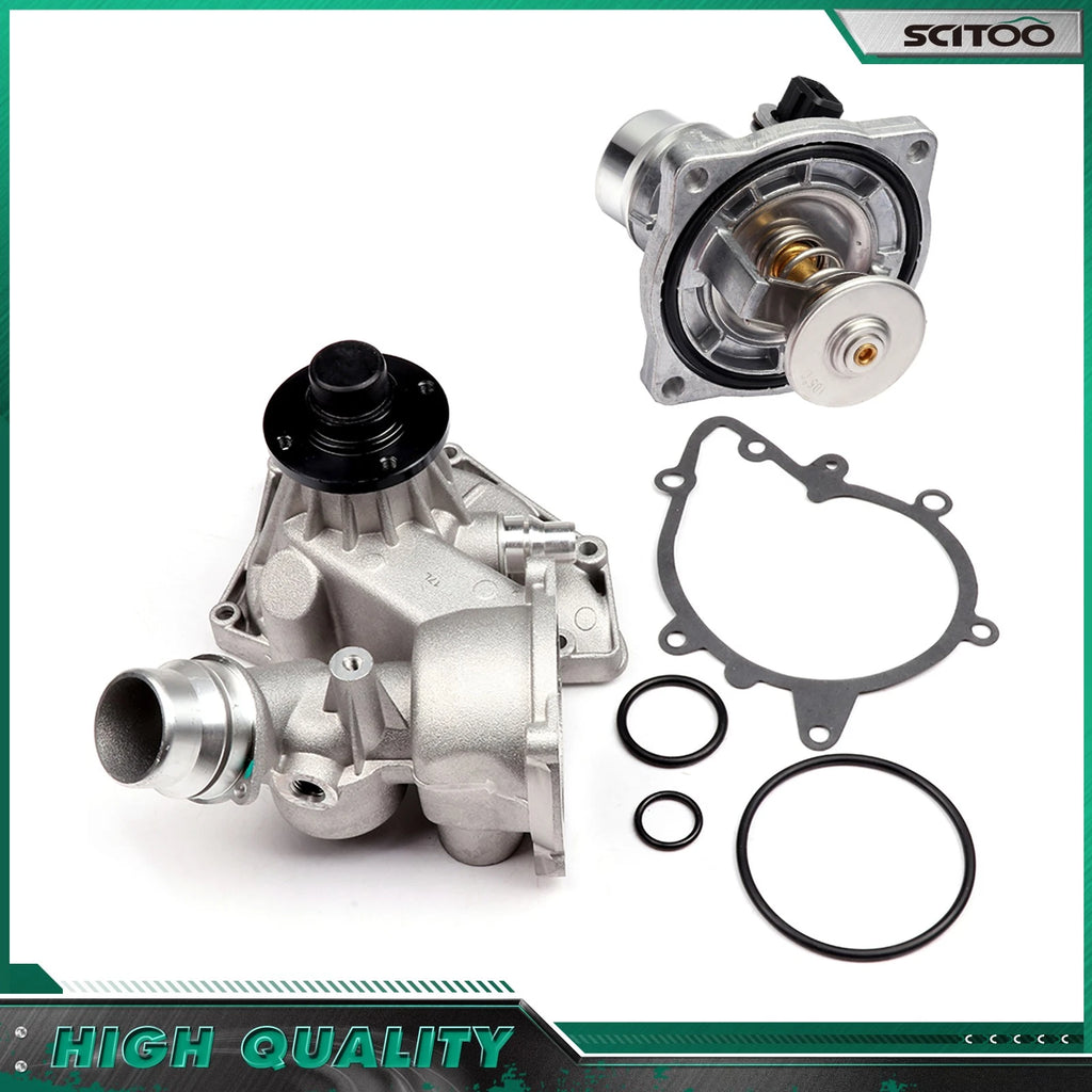Water Pump Thermostat for BMW X5 540i 740iL Land Rover Range Rover 4.4L