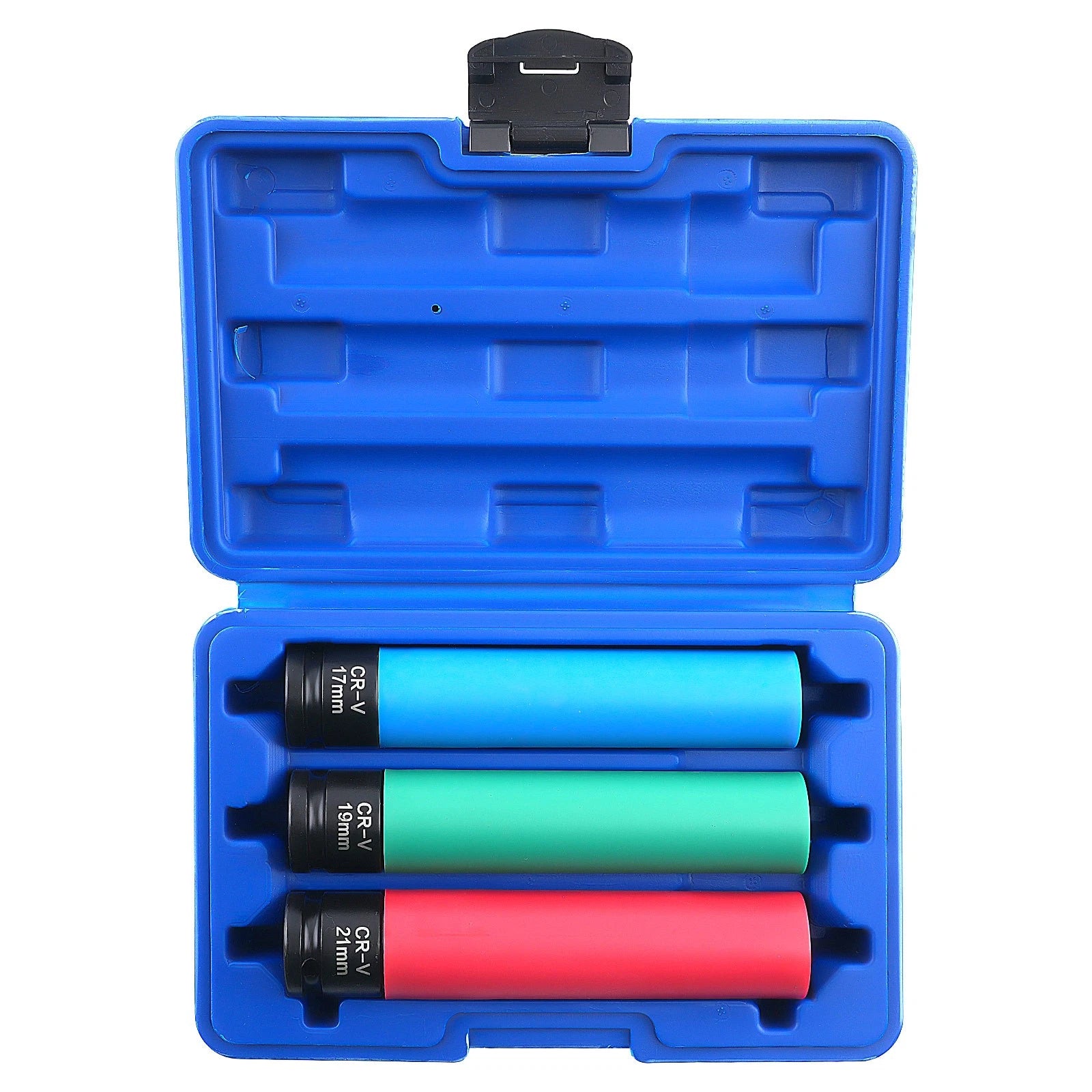 Set of 3 Impact Thin Wall Wheel Sockets for 17mm 19mm 21mm