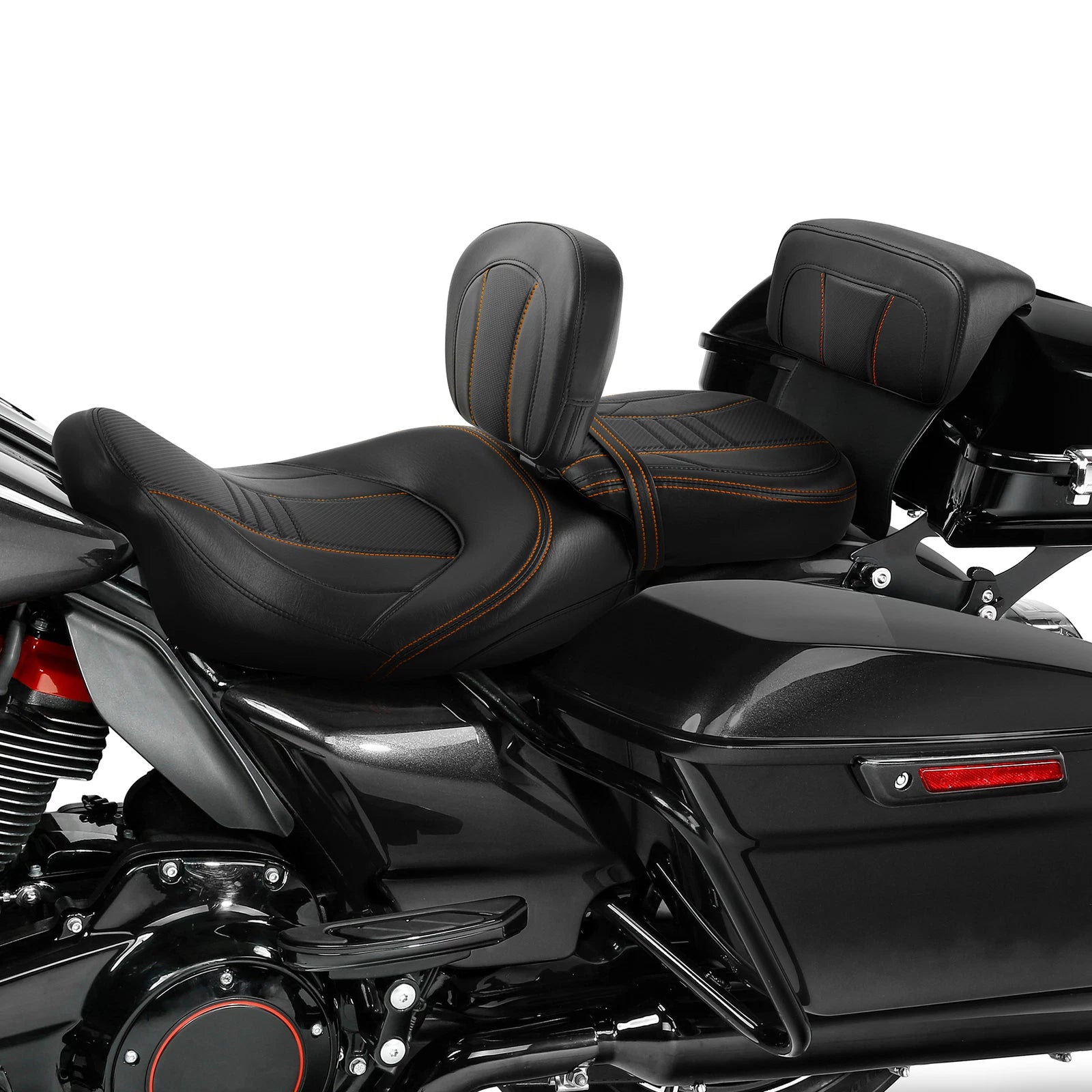 Rider Passenger Seats & Backrest for Harley Touring CVO Road Glide (2014–2023)