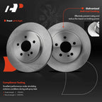 Front Disc Brake Rotors & Ceramic Pads for Mercedes-Benz ML320 (1998–2003)