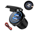 Cigarette Lighter Socket USB Charger for Car (Waterproof)