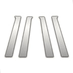 4Pc Chrome Pillar Post Covers Replacement for Jeep Liberty (2008–2024)