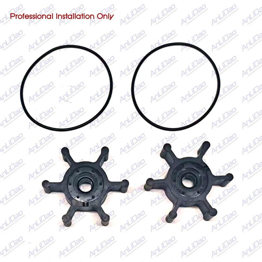 2X Nitrile Flexible Impeller Kit for Jabsco Water Pump (09-824P, 6303-0003)