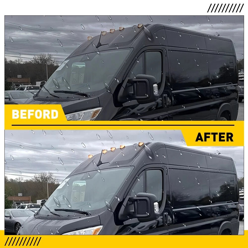 Smoke Cab Roof LED Lights for Ram ProMaster 1500 2500 3500 (2014–Present)