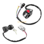 Left Handlebar Switch & Ignition Key Switch for Yamaha Kodiak 450 700 (2003–2020)