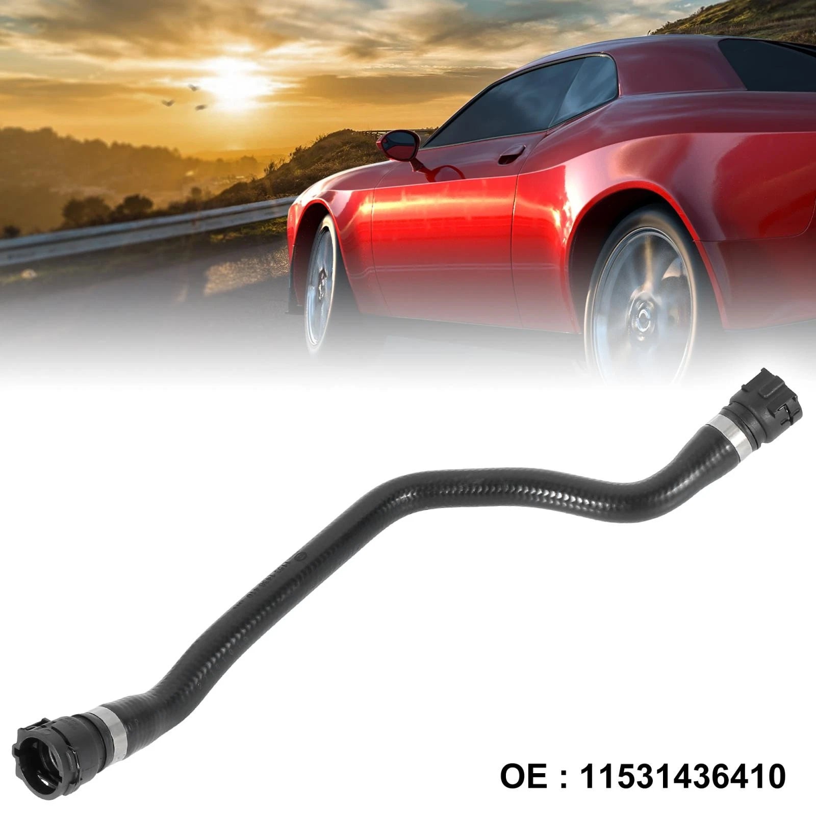 Radiator Coolant Water Hose 11531436410 for BMW 328i 330xi (2007–2013)
