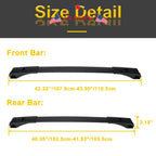Adjustable Roof Top Rack Cross Bars for Toyota RAV4 (2013-2018)