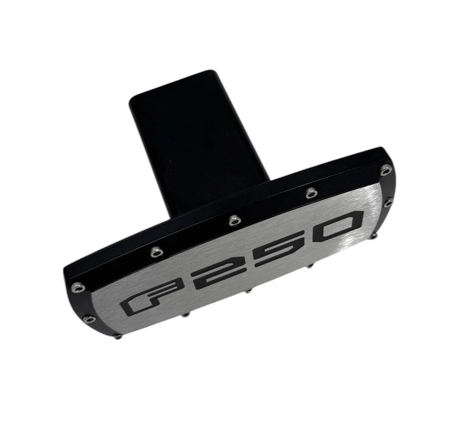 Tow Hitch Cover with Allen Bolts for Black Ford F-250 2 Inch Receiver (2017–2024)