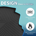 Flat Face Cargo Liner Rear Trunk Mat for Toyota Corolla (2014–2019) TPE