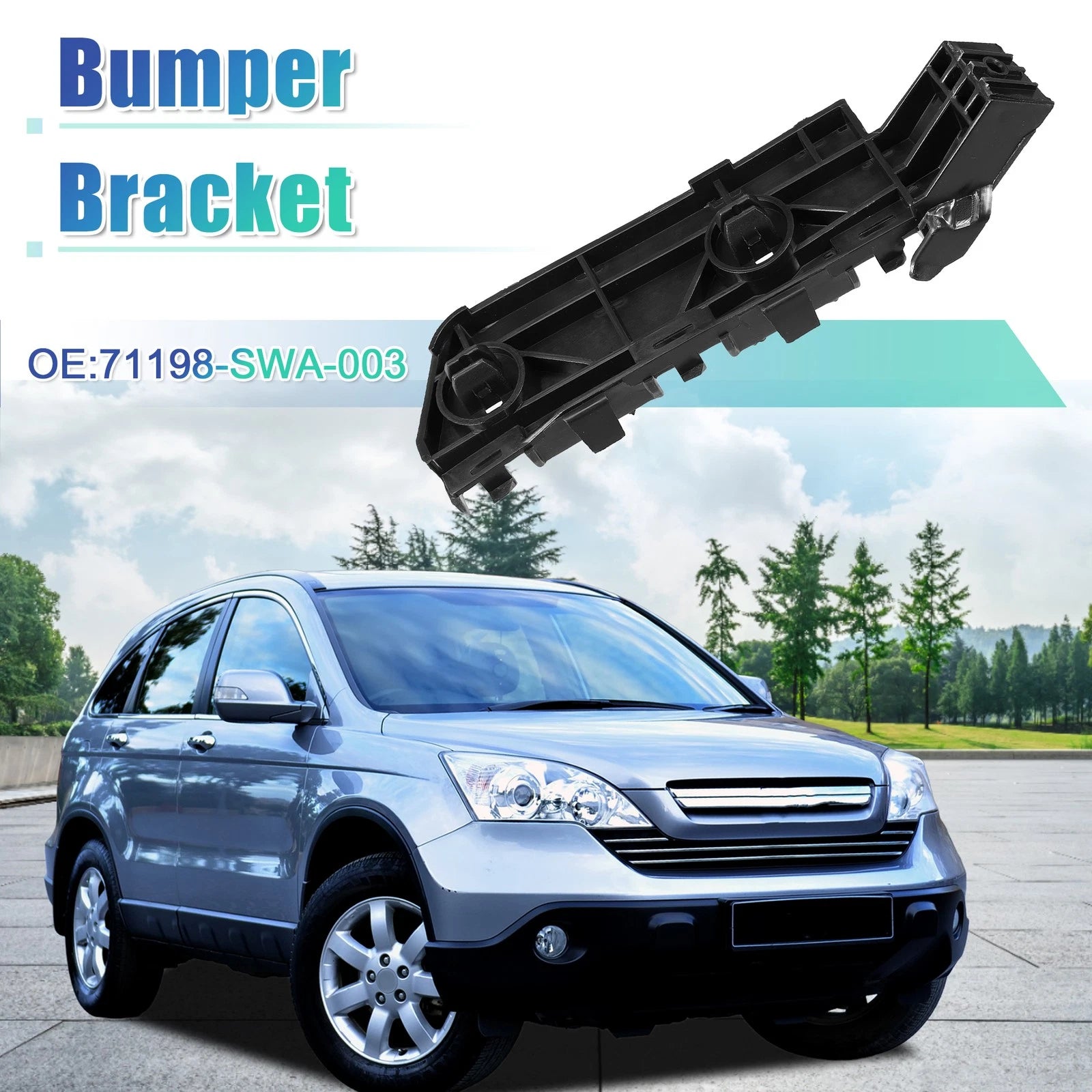 Left Front Bumper Bracket for Honda CR-V (2007–2011) NO.71198-SWA-003