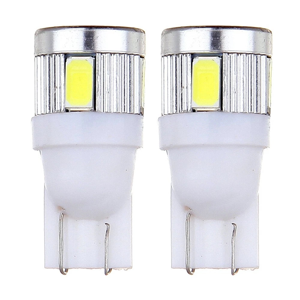 5Pcs Amber Roof Cab Marker Lights with Xenon White LEDs for Chevy GMC