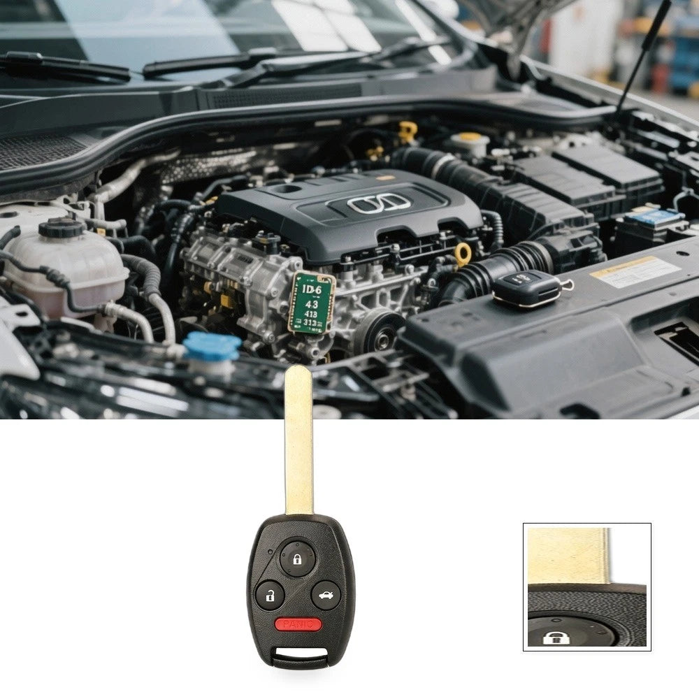 Remote Car Key for Honda (ID46 Chip, 2/3/4 Button, 313.8/315/433)
