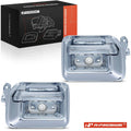 2X Rear Chrome Interior Door Handle for Chevrolet Silverado 1500 (2007–2018)