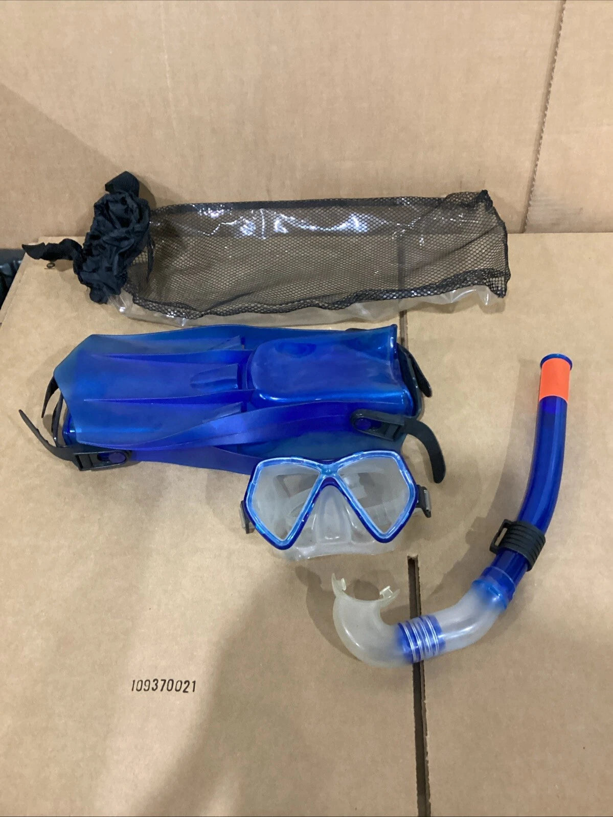 Snorkel Mask & Fins Set for Solstice Swimline 99205-57-B (Size 5-7)