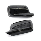 Door Wing Side Mirror Cover Caps  For BMW E46 E65 E66 330Ci 745i 750i (2000-2006)